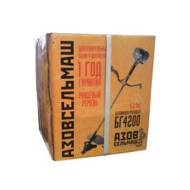 Бензокоса Азовсельмаш БГ-4200 (3т, 8т, 40т , 1 котушка, ремінь рюкзак) — додаткове фото