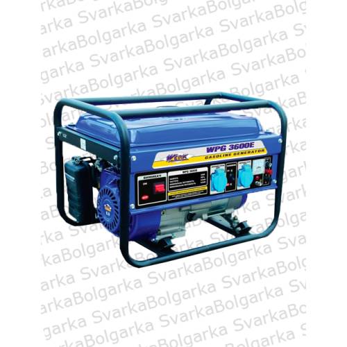 БЕНЗИНОВИЙ ГЕНЕРАТОР WERK WPG 3600E