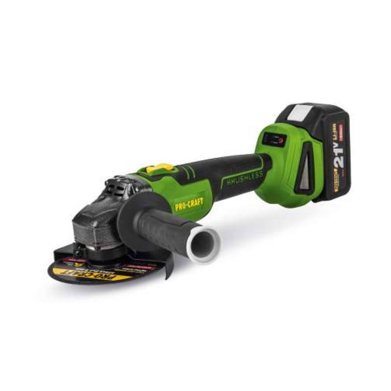 Болгарка акумуляторна Procraft PWA216 безщіткова — купити в Svarka-Bolgarka