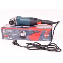Болгарка (Кутова Шліфмашина) СТАЛЬ КШМ 111-125РД (1200Вт, 125мм, довга рукоять, регулювання обертів) — додаткове фото
