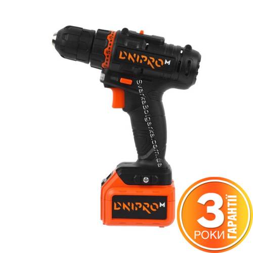 Аккумуляторний дриль-шуруповерт Dnipro-M CD-182