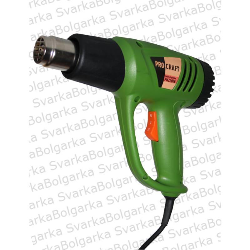 Фен промисловий PROCRAFT 2200E — купити в Svarka-Bolgarka
