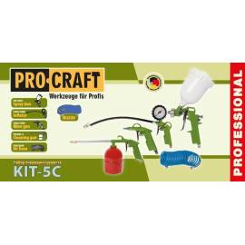 Набір пневматичного інструменту Procraft KIT-5C Комплект насадок для компресора — додаткове фото