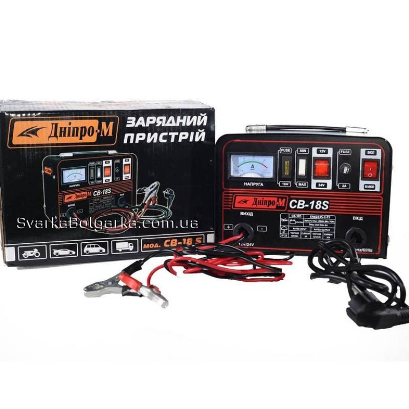 Зарядний пристрій Дніпро-М СB-18S — купити в Svarka-Bolgarka