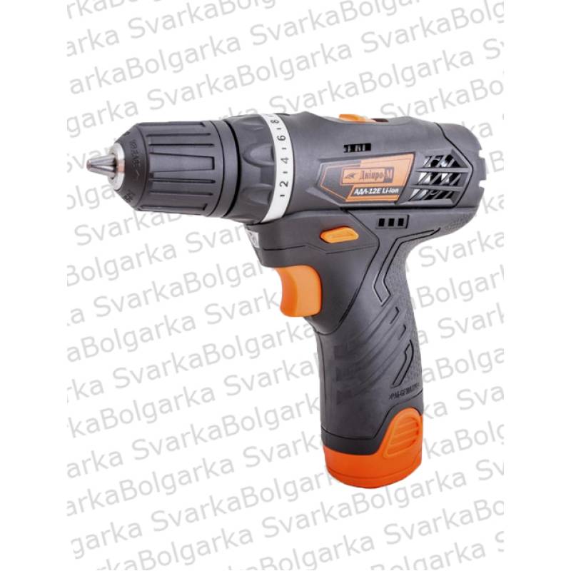 Акумуляторний Шуруповерт  Дніпро-М АДЛ-12Е — купити в Svarka-Bolgarka