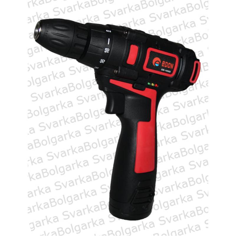 Акумуляторний шуруповерт EDON  CF-1006S — купити в Svarka-Bolgarka