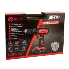 Шуруповерт акумуляторний EDON AD-21АP — додаткове фото