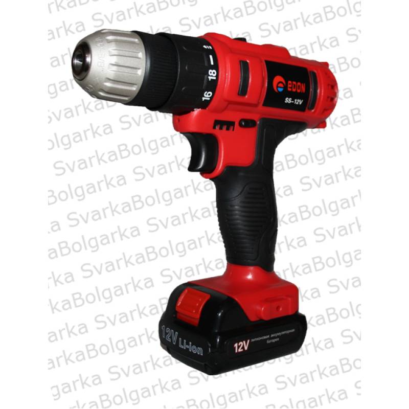 Акумуляторний Шуруповерт EDON SS-12V L — купити в Svarka-Bolgarka