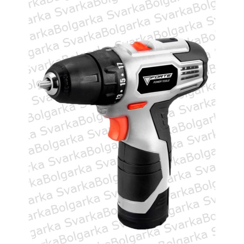 Шуруповерт акумуляторний FORTE CD 1213-2B2 Li — купити в Svarka-Bolgarka