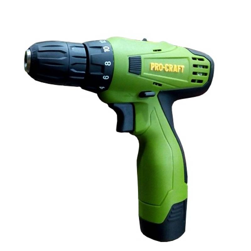 Шуруповерт PROCRAFT РА-12 PRO акумуляторний — купити в Svarka-Bolgarka