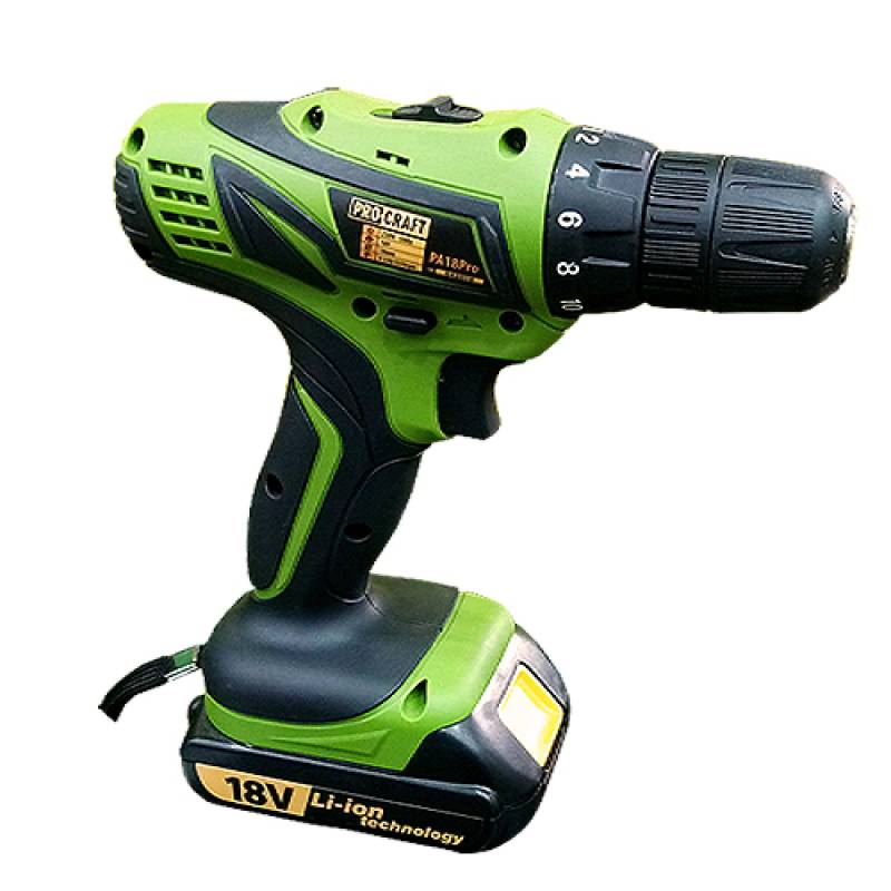 Шуруповерт PROCRAFT РА-18 PRO акумуляторний — купити в Svarka-Bolgarka
