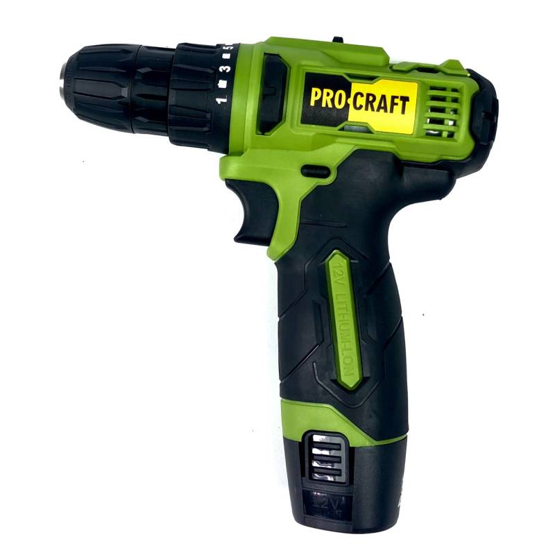 Шуруповерт акумуляторний Procraft PA12Li COMPACT — купити в Svarka-Bolgarka