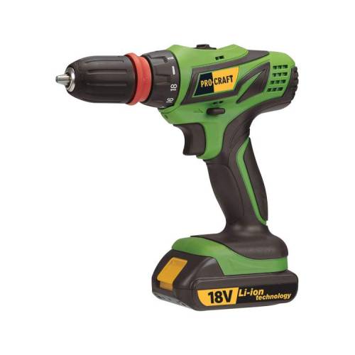 Шуруповерт акумуляторний Procraft PA18Pro з DFR патроном 