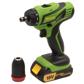 Шуруповерт акумуляторний Procraft PA18Pro з DFR патроном  — додаткове фото