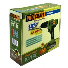 Шуруповерт акумуляторний Procraft 18С COMPACT — додаткове фото