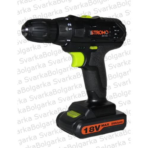 Шуруповерт акумуляторный Stromo SA 18Li