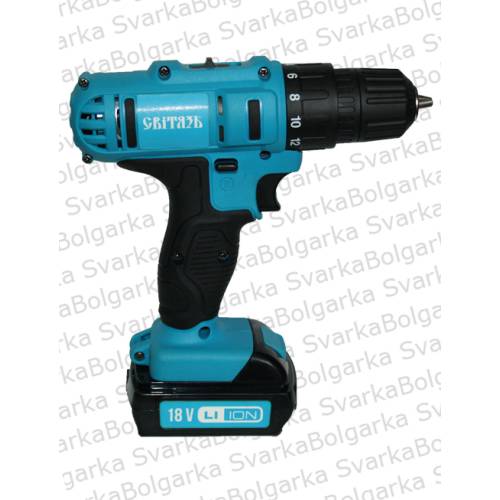 Акумуляторний шуруповерт Світязь СШЛ 1815-2 Б2