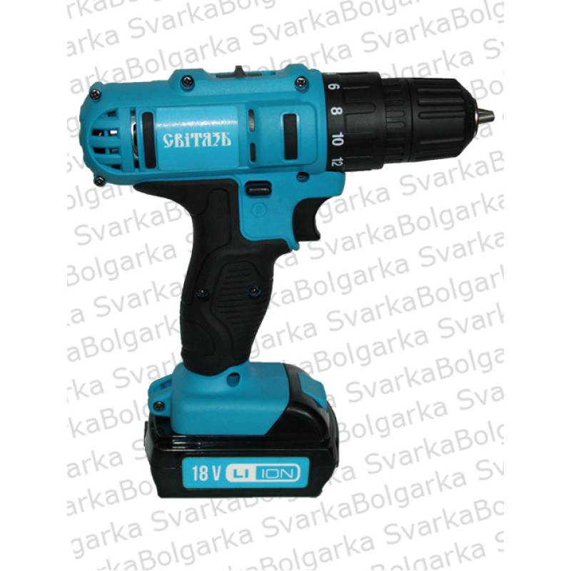 Акумуляторний шуруповерт Світязь СШЛ 1815-2 Б2 — купити в Svarka-Bolgarka