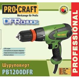 Мережевий шуруповерт Procraft PB-1200 DFR патрон — додаткове фото