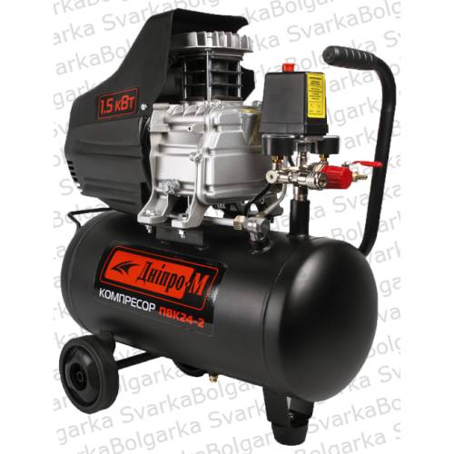 Побутовий компресор Дніпро-М ПВК24-2 (Україна)