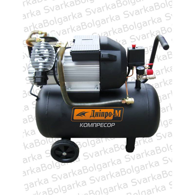 Двоциліндровий повітряний компресор Дніпро ВК50-2П — купити в Svarka-Bolgarka