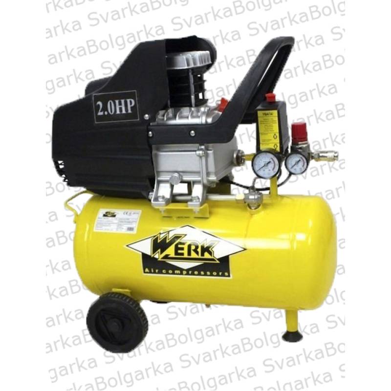 Повітряний поршневий компресор WERK BM-2T50N (Україна) — купити в Svarka-Bolgarka