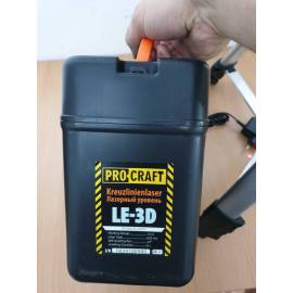 Лазерний рівень Procraft LE-3D (3 промені по 360°, червоний) — додаткове фото