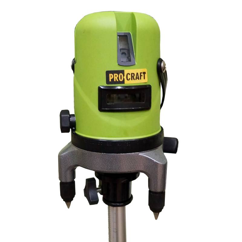 Лазерний рівень PROCRAFT LE-5D червоний промінь — купити в Svarka-Bolgarka