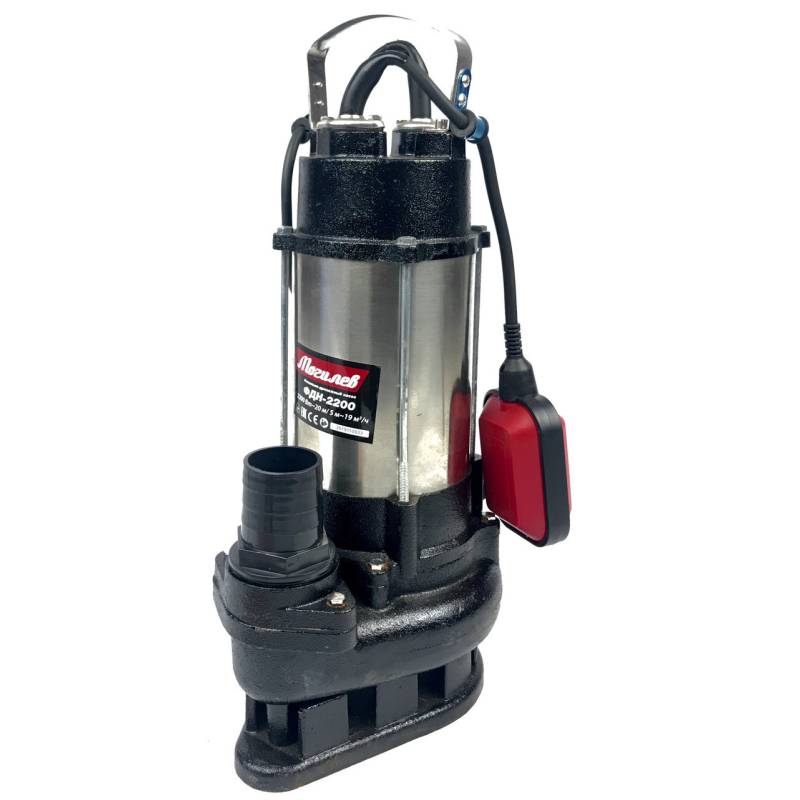 Фекально-дренажний насос Могилів ФДН-2200 з ножами нержавіюча сталь (для брудної води) — купити в Svarka-Bolgarka