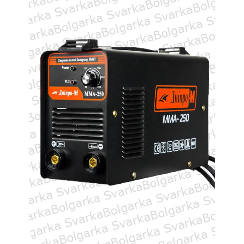 Зварювальний апарат Дніпро-М ММА-250В (кейс, шнур 3 м) — купити в Svarka-Bolgarka