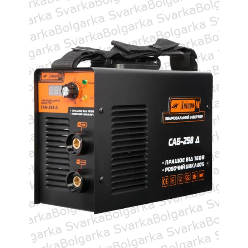 Зварювальний інвертор Дніпро-М САБ-258Д (З ДИСПЛЕЄМ) — купити в Svarka-Bolgarka