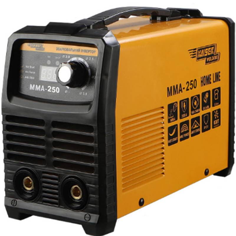 Інвертор зварювальний Kaiser MMA-250 Home Line — купити в Svarka-Bolgarka