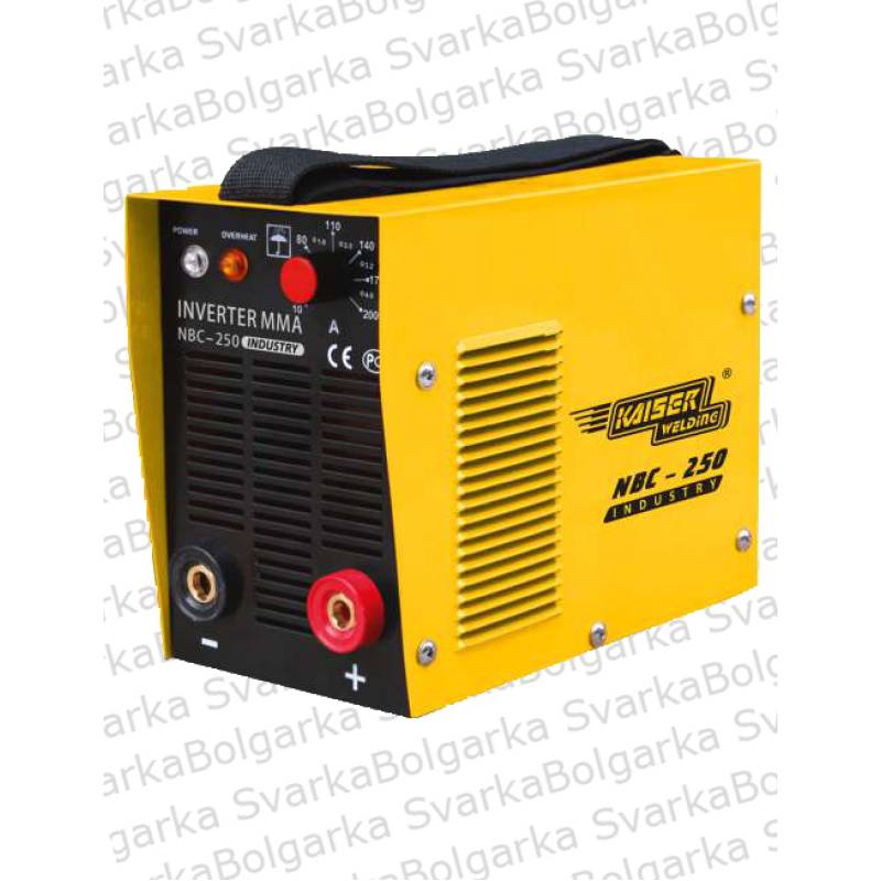 Інвертор зварювальний Kaiser NBC-250 INDUSTRY — купити в Svarka-Bolgarka