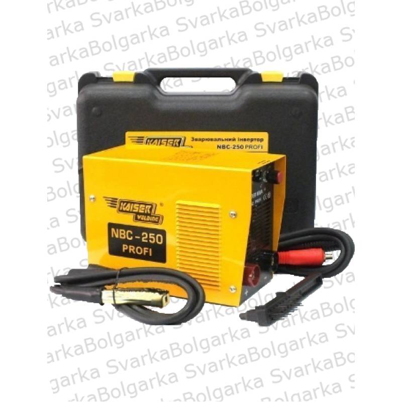 ЗВАРЮВАЛЬНИЙ ІНВЕРТОР KAISER NBC-250 profi — купити в Svarka-Bolgarka