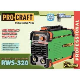 Зварювальний інвертор Procraft RWS-320 — додаткове фото